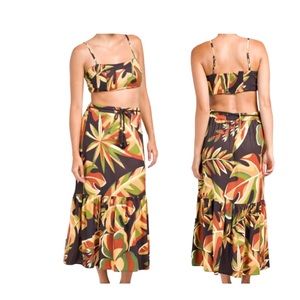 House of Harlow 1960 | floral, two-piece skirt set
